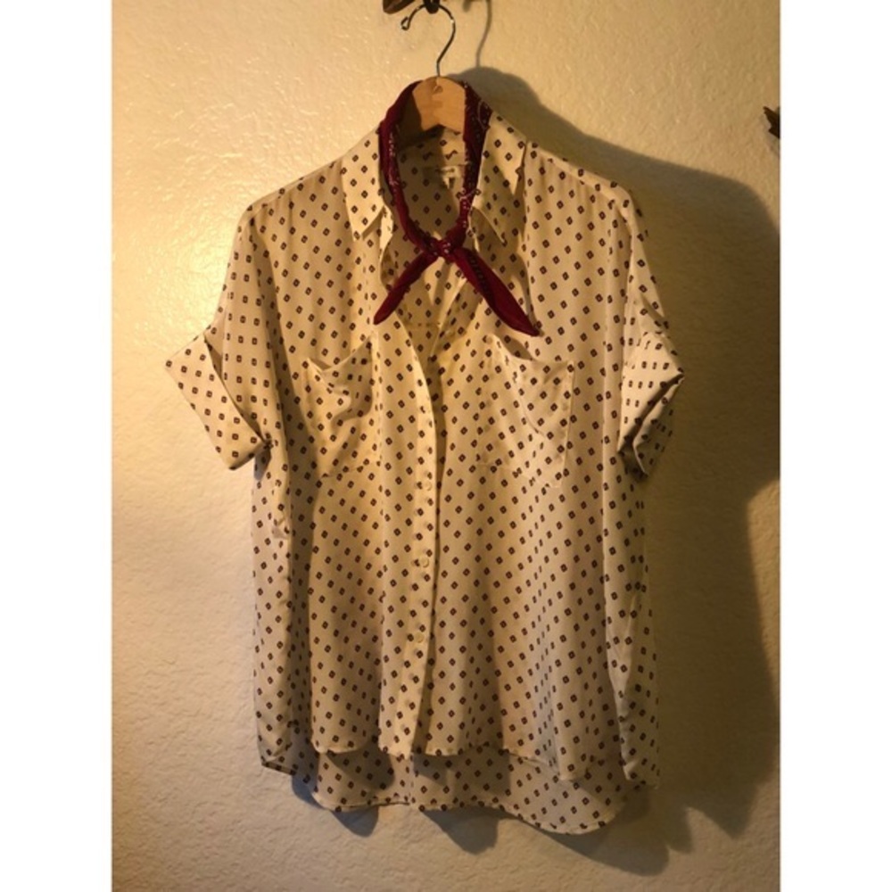 Madewell Silk Courier Shirt